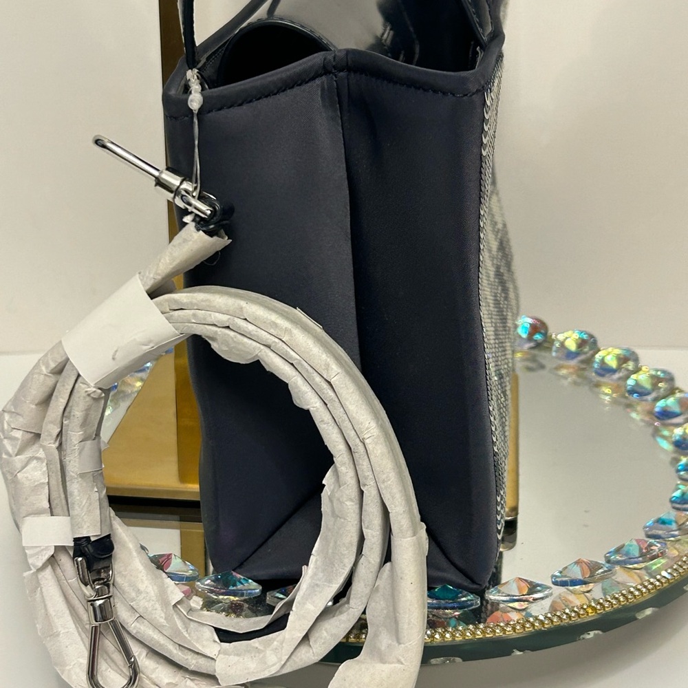 Kate Spade Sam Icon Sequin Gingham Embellished Small Tote 9.5 x 6 x 4 NWT - Picture 10 of 15